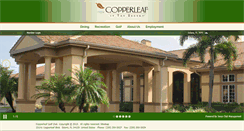 Desktop Screenshot of copperleafgc.com